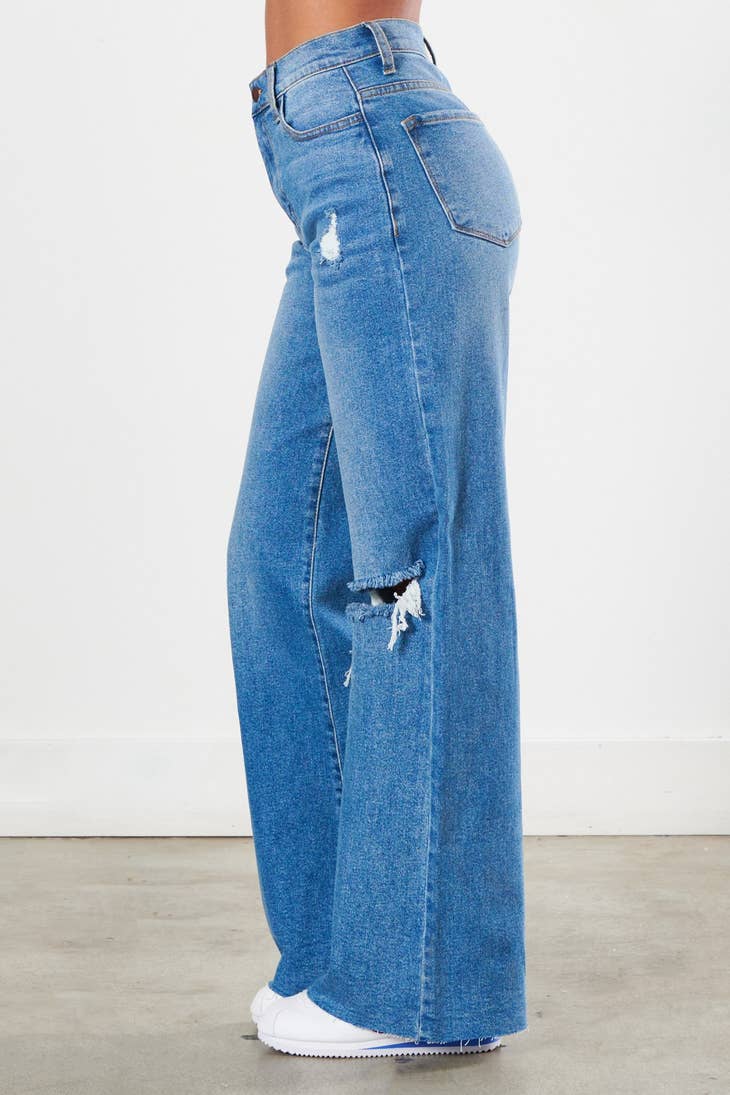 Jean large pour bébé des années 90