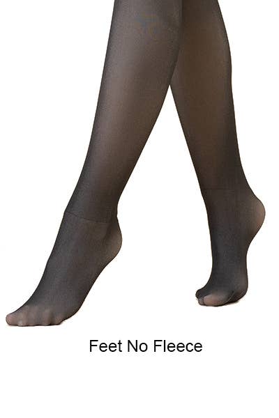 Warm winter fleece tights