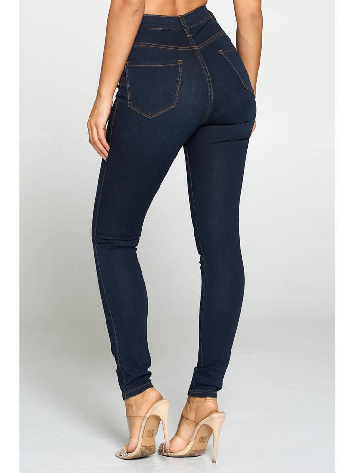 High Waist Max Stretch Skinny Jeans