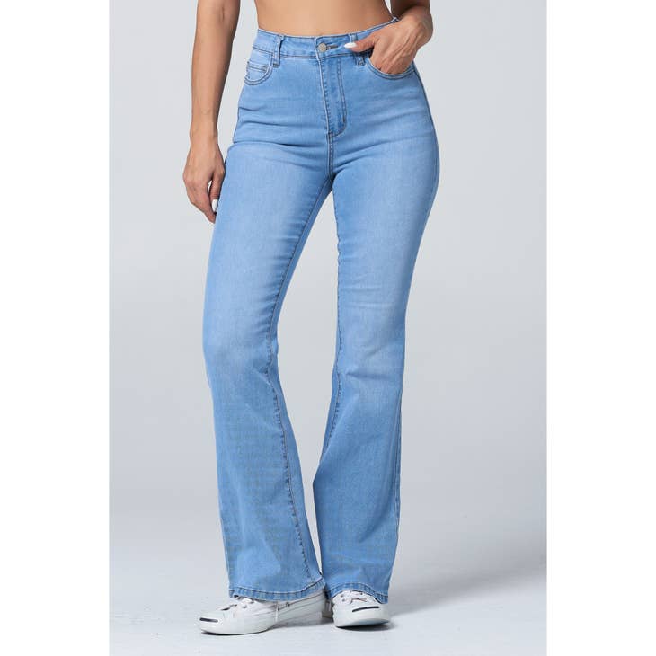 High Waist Bootcut Flare Jean