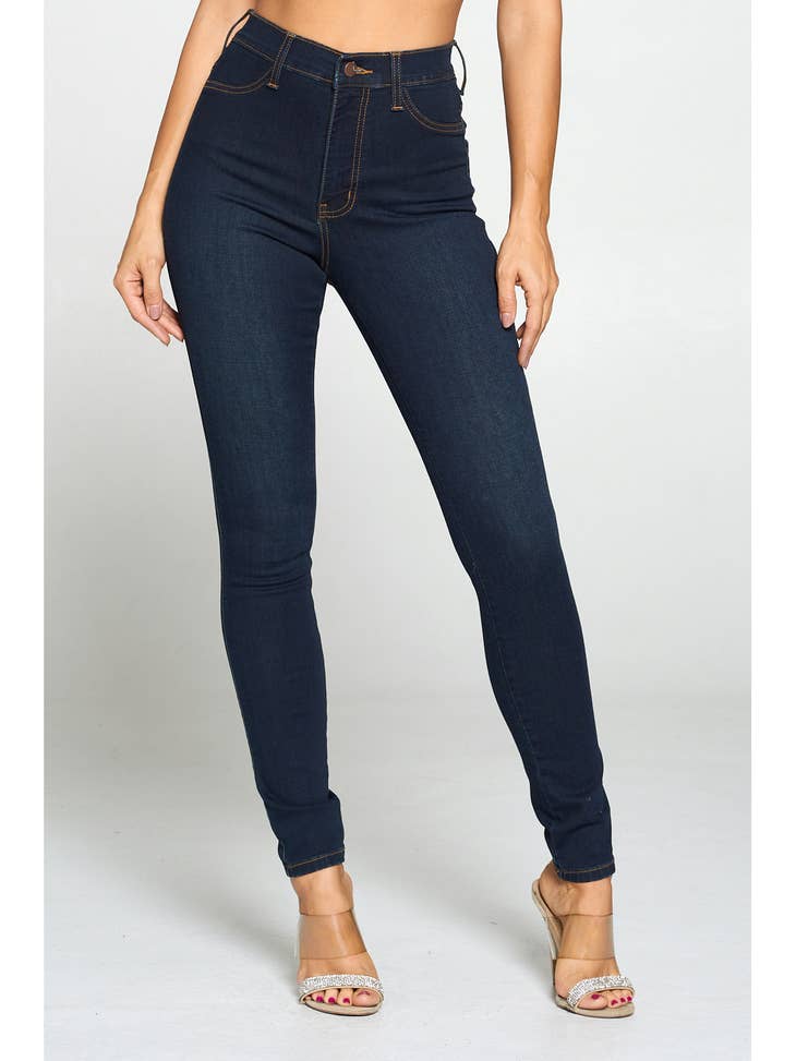 High Waist Max Stretch Skinny Jeans