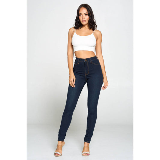 High Waist Max Stretch Skinny Jeans