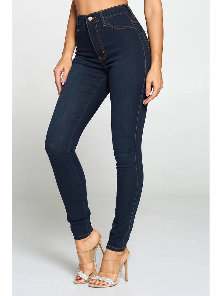 High Waist Max Stretch Skinny Jeans