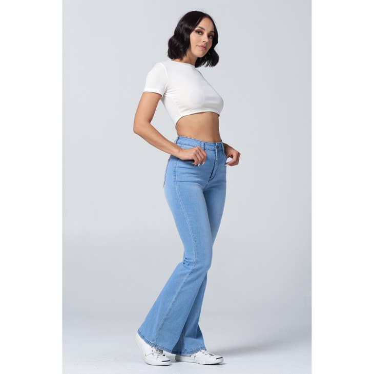 High Waist Bootcut Flare Jean